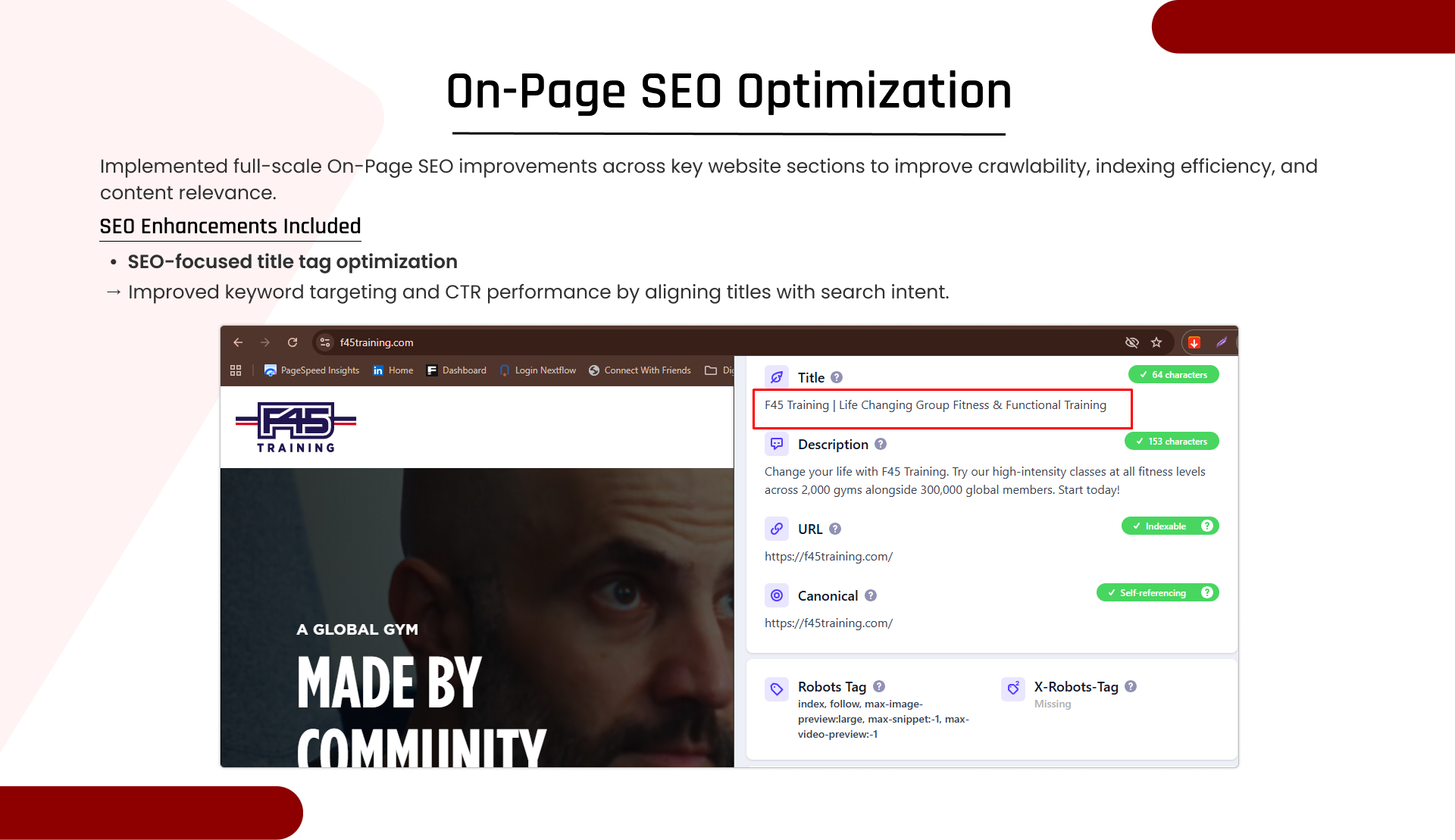 F45 Training SEO & AI Search Growth Case Study | Page 3