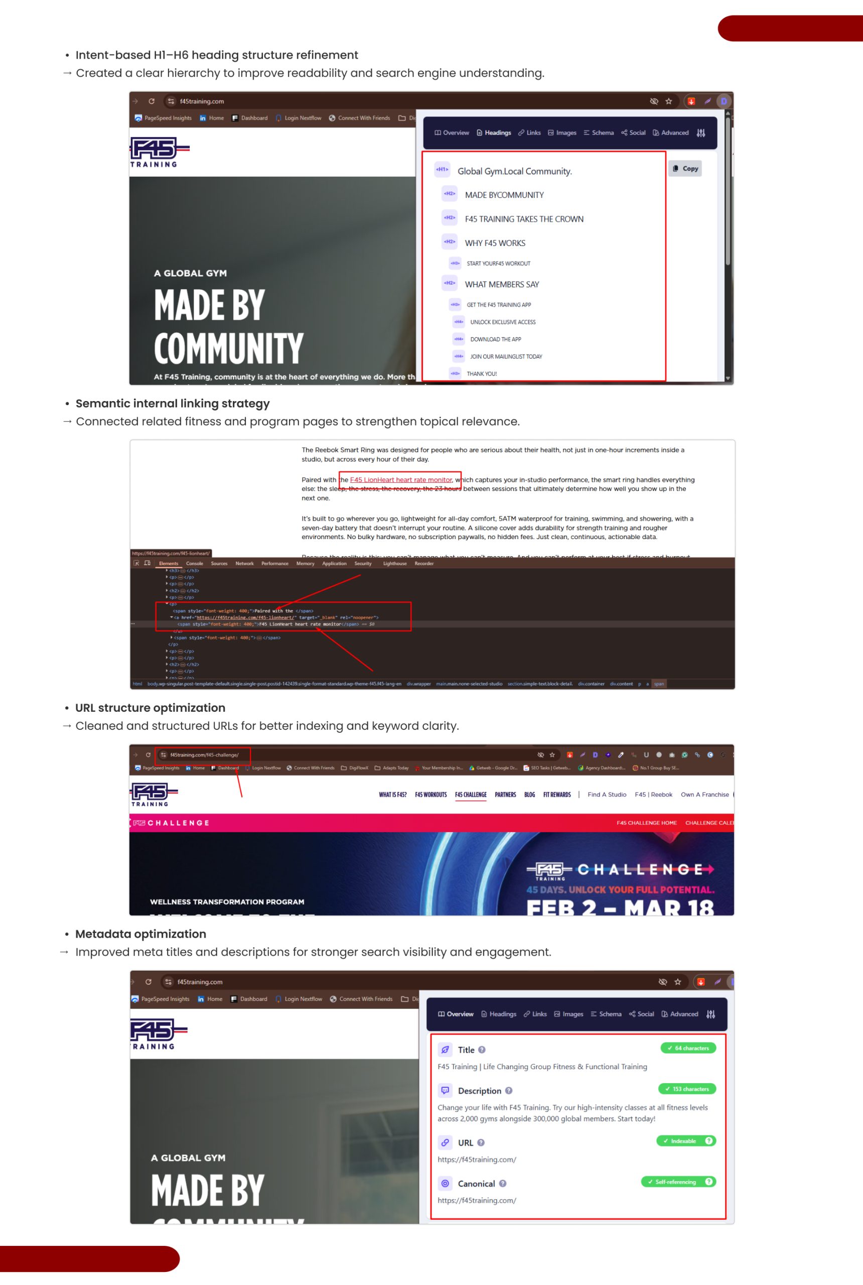 F45 Training SEO & AI Search Growth Case Study | Page 4